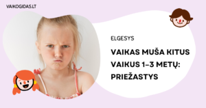 Vaikas muša kitus vaikus 1–3 metų: priežastys ir kaip reaguoti