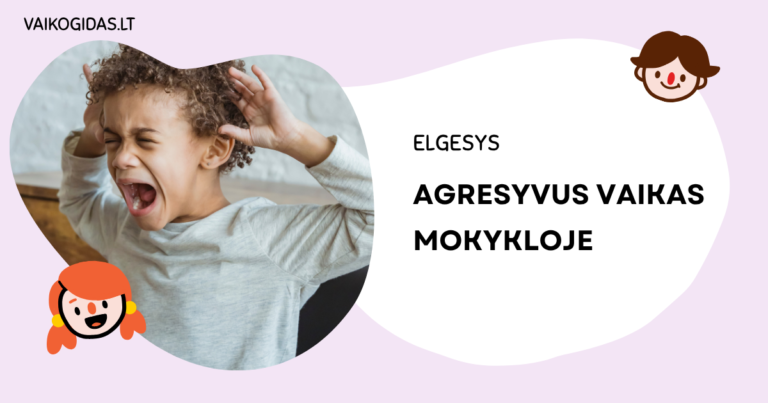 Agresyvus vaikas mokykloje
