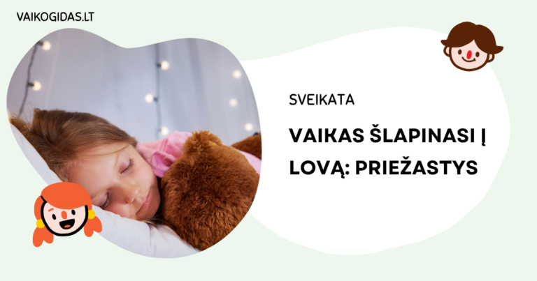 Vaikas šlapinasi į lovą