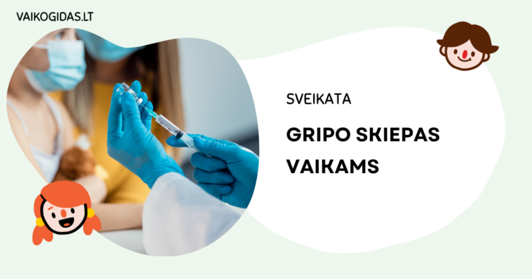 Gripo skiepas vaikams
